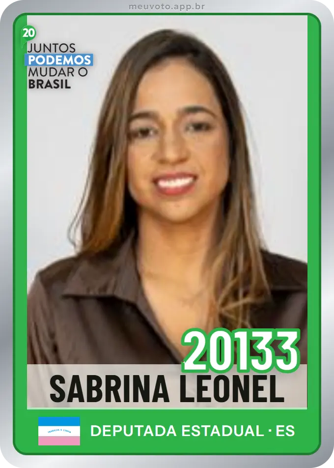 Carta de Sabrina Leonel, número 20133, Podemos