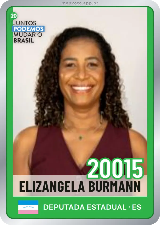 Carta de Elizangela Burmann, número 20015, Podemos