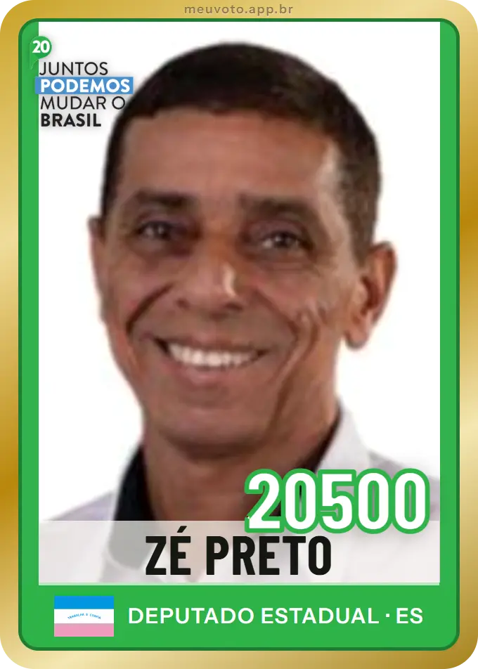 Carta de Zé Preto, número 20500, Podemos