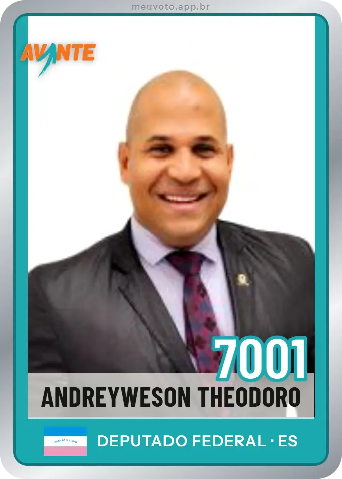 Carta de Andreyweson Theodoro, número 7001, Avante