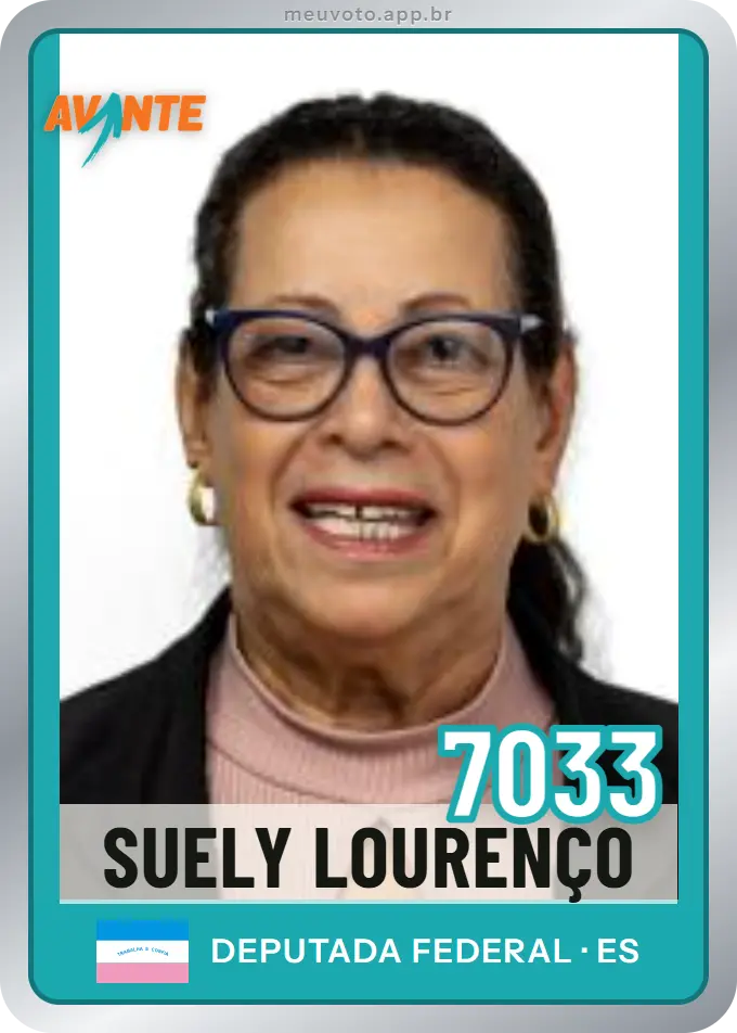Carta de Suely Lourenço, número 7033, Avante
