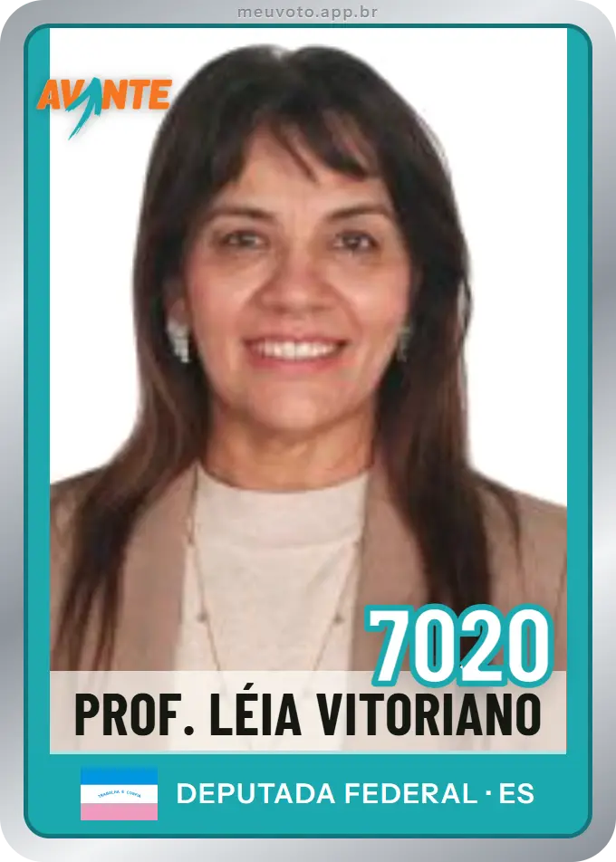Carta de Prof. Léia Vitoriano, número 7020, Avante
