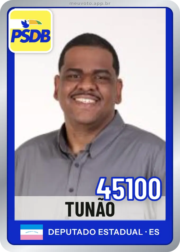 Carta de Tunão, número 45100, PSDB