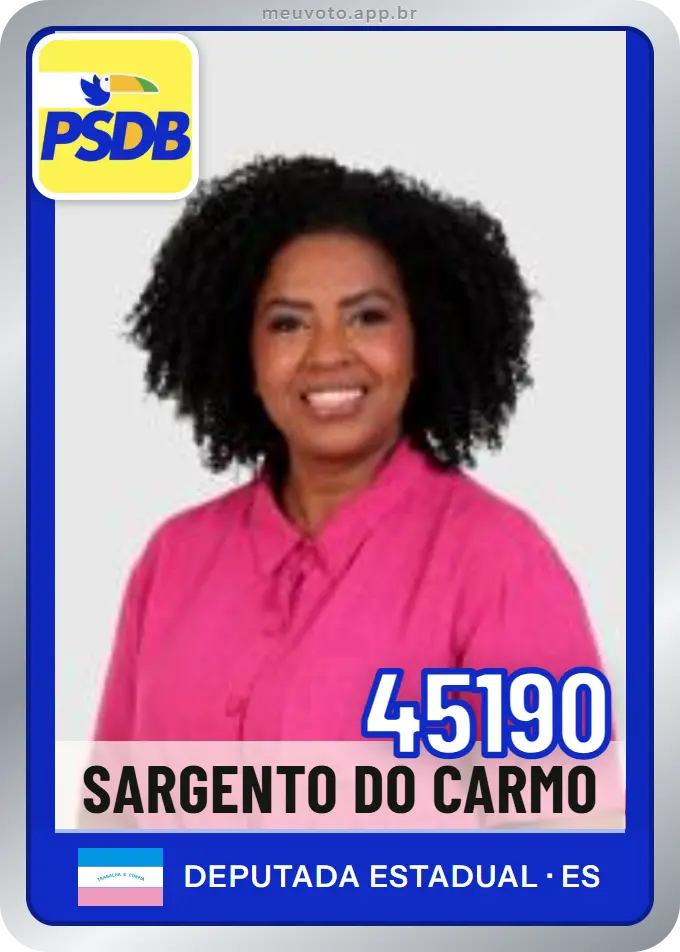 Carta de Sargento do Carmo, número 45190, PSDB