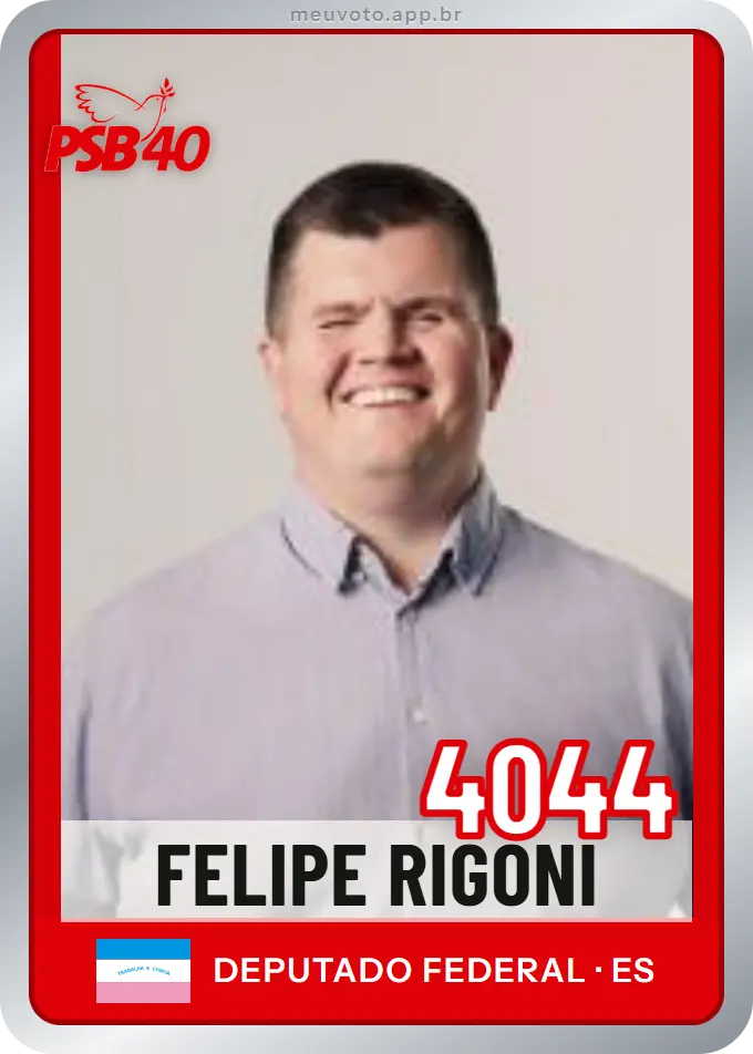 Carta de Felipe Rigoni, número 4044, PSB