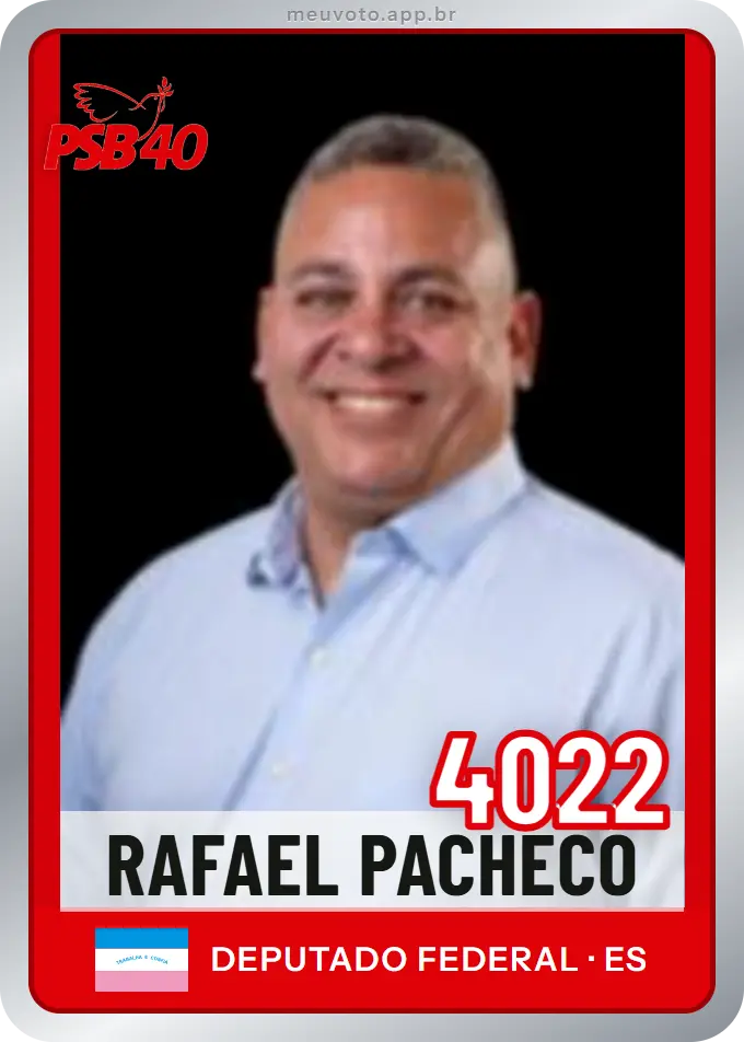 Carta de Rafael Pacheco, número 4022, PSB