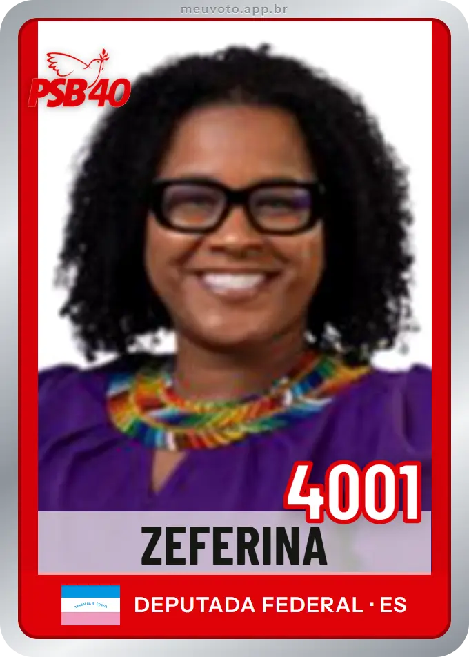 Carta de Zeferina, número 4001, PSB