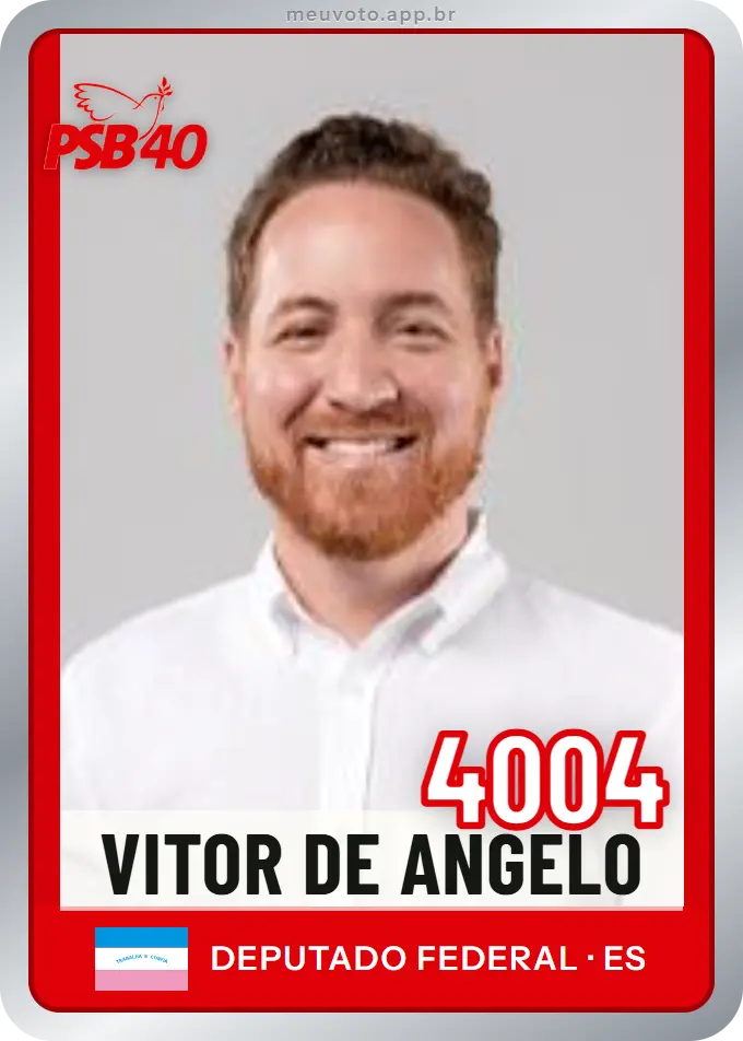 Carta de Vitor de Angelo, número 4004, PSB