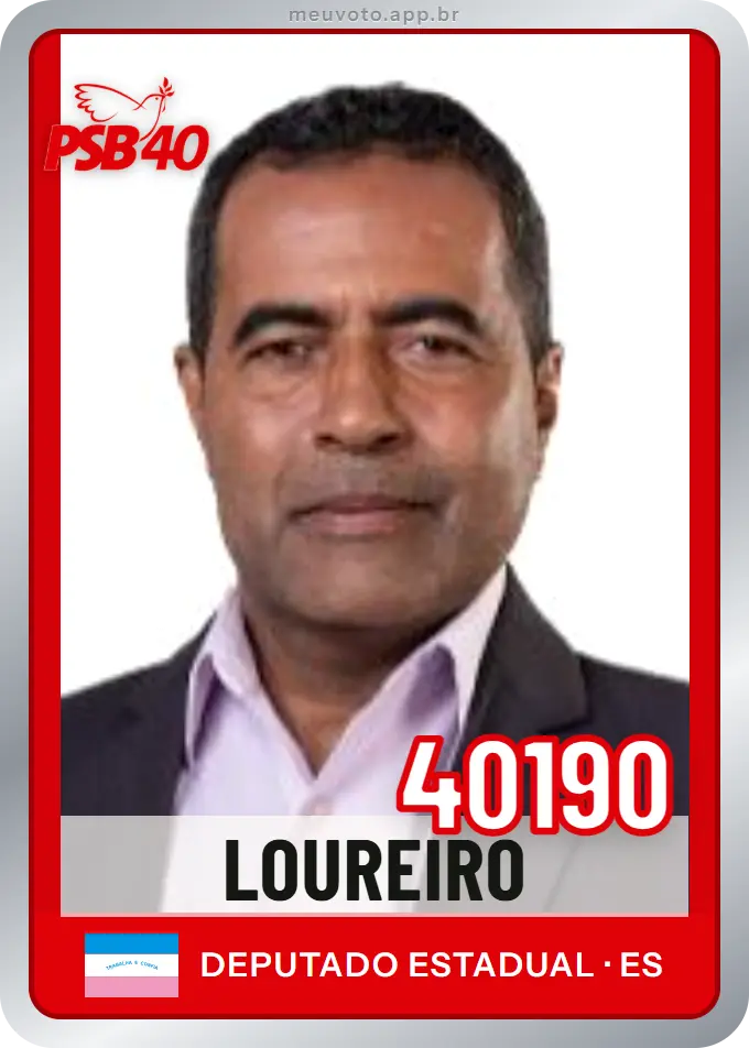 Carta de Loureiro, número 40190, PSB