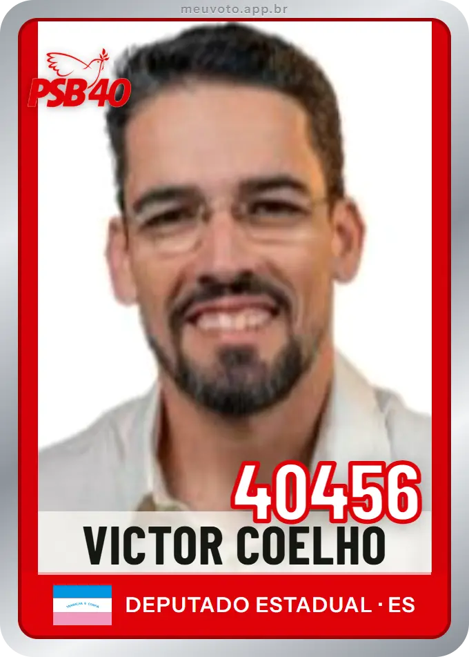 Carta de Victor Coelho, número 40456, PSB