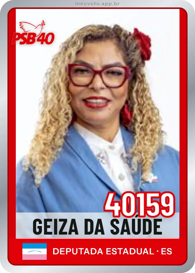 Carta de Geiza da Saúde, número 40159, PSB