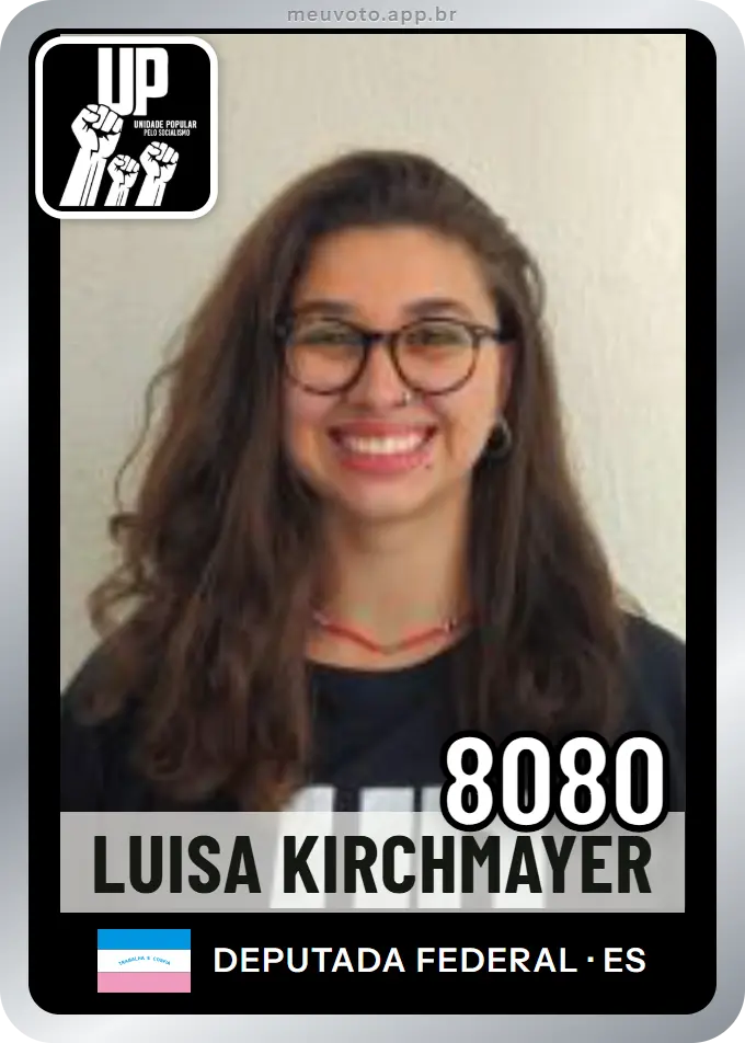 Carta de Luisa Kirchmayer, número 8080, UP