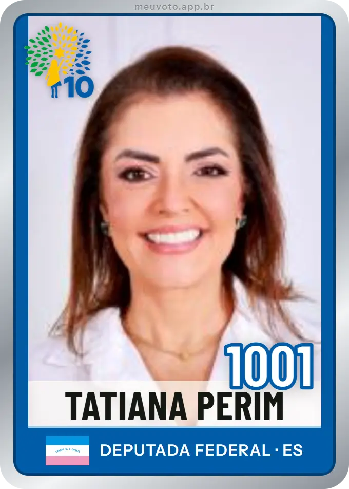 Carta de Tatiana Perim, número 1001, Republicanos