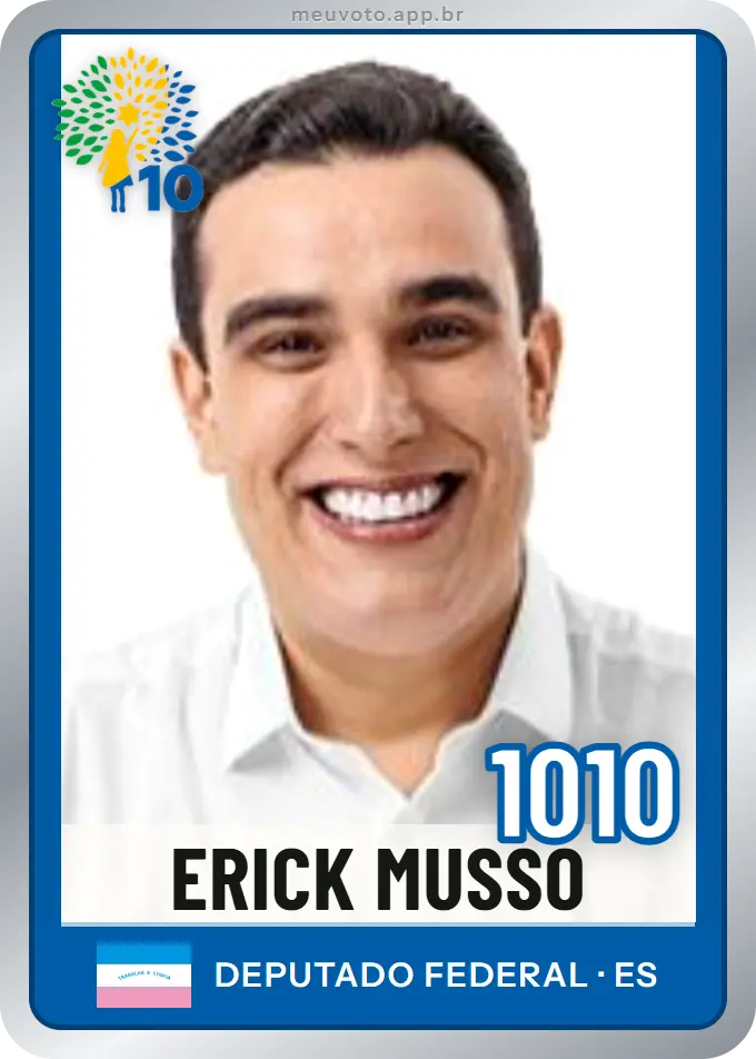Carta de Erick Musso, número 1010, Republicanos