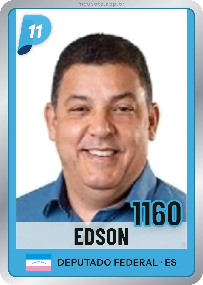 Carta de Edson, número 1160, PP