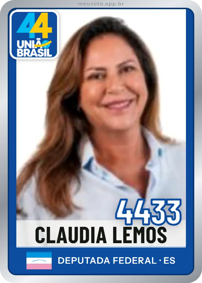 Carta de Claudia Lemos, número 4433, União