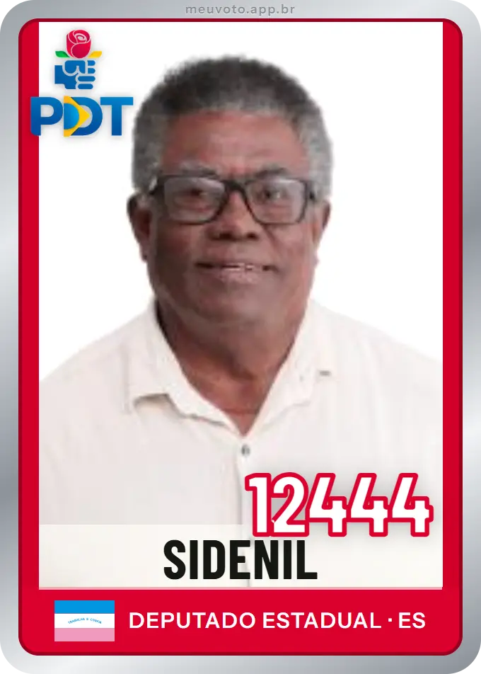 Carta de Sidenil, número 12444, PDT