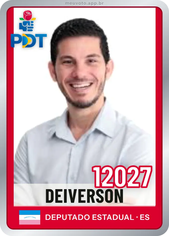 Carta de Deiverson, número 12027, PDT
