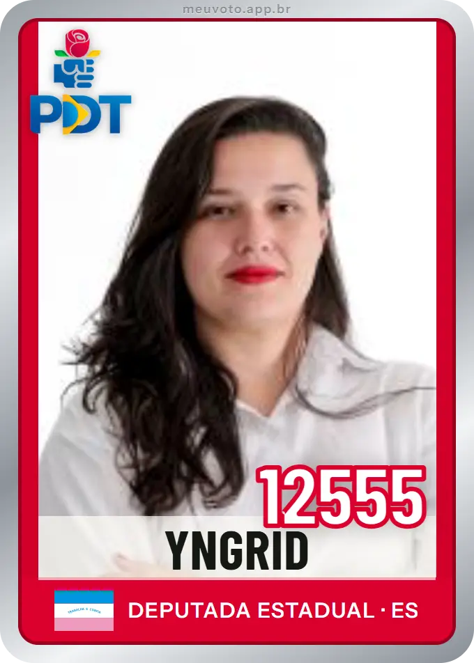 Carta de Yngrid, número 12555, PDT