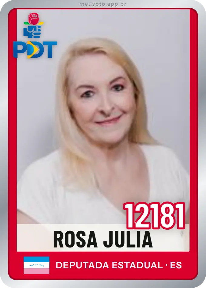 Carta de Rosa Julia, número 12181, PDT