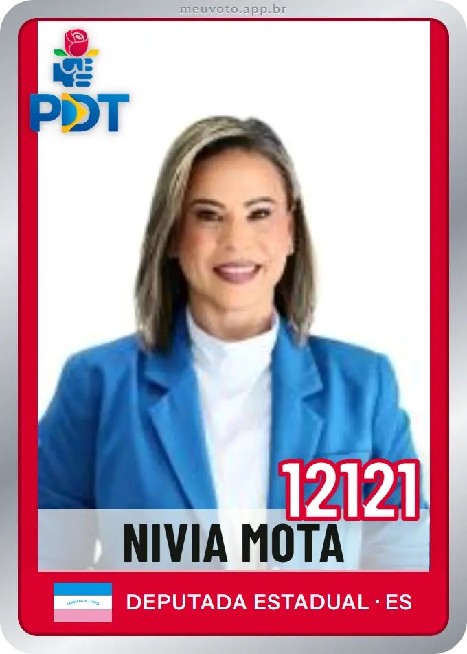 Carta de Nivia Mota, número 12121, PDT