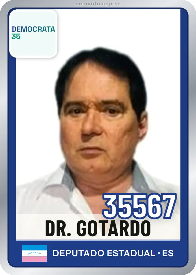 Carta de Dr. Gotardo, número 35567, Democrata