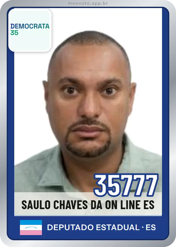 Carta de Saulo Chaves da On Line Es, número 35777, Democrata