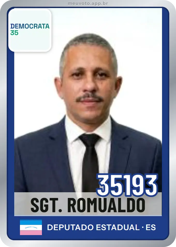 Carta de Sgt. Romualdo, número 35193, Democrata