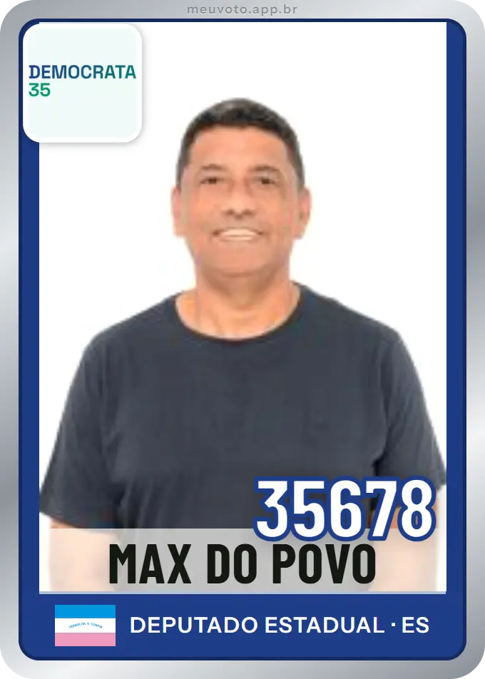 Carta de Max do Povo, número 35678, Democrata