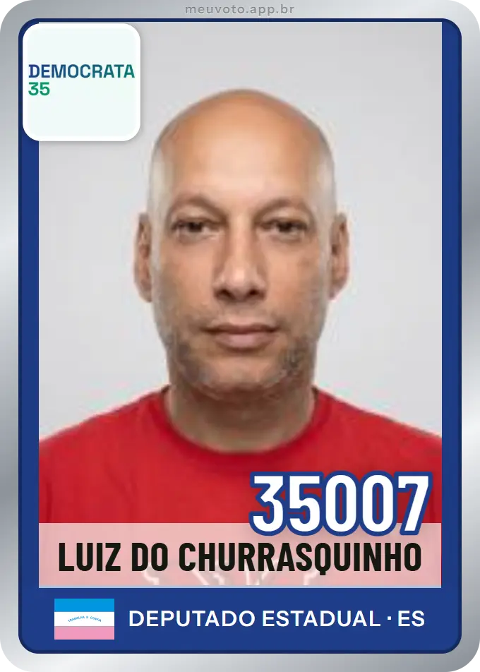 Carta de Luiz do Churrasquinho, número 35007, Democrata