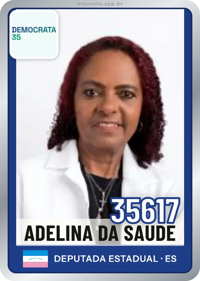 Carta de Adelina da Saude, número 35617, Democrata