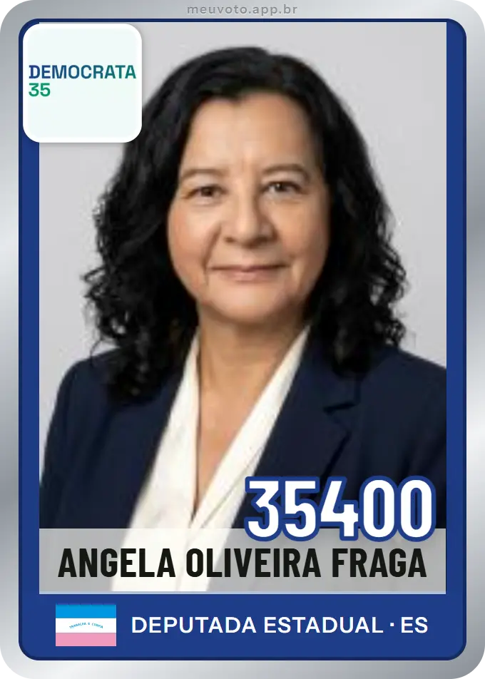 Carta de Angela Oliveira Fraga, número 35400, Democrata