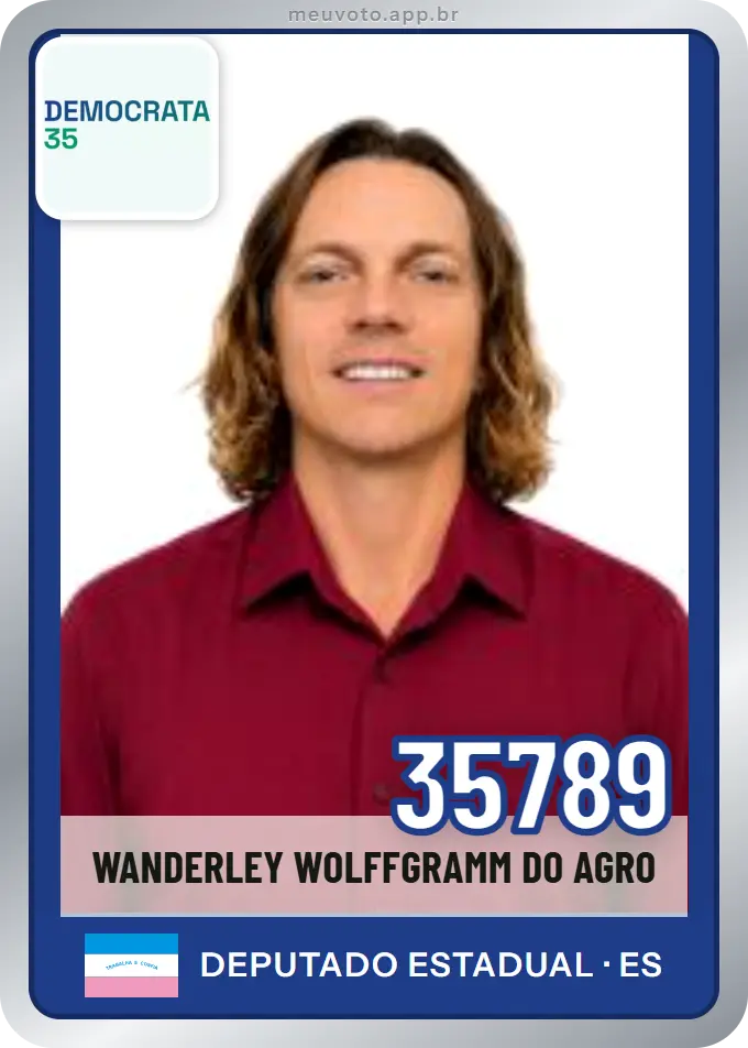 Carta de Wanderley Wolffgramm do Agro, número 35789, Democrata