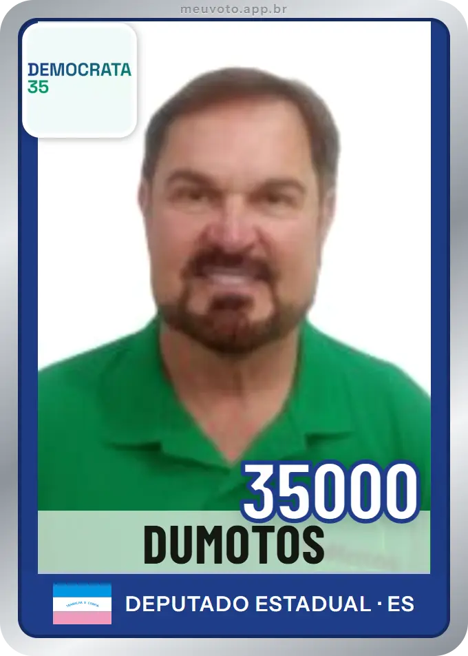 Carta de Dumotos, número 35000, Democrata