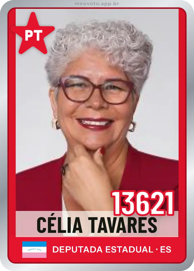 Carta de Célia Tavares, número 13621, PT