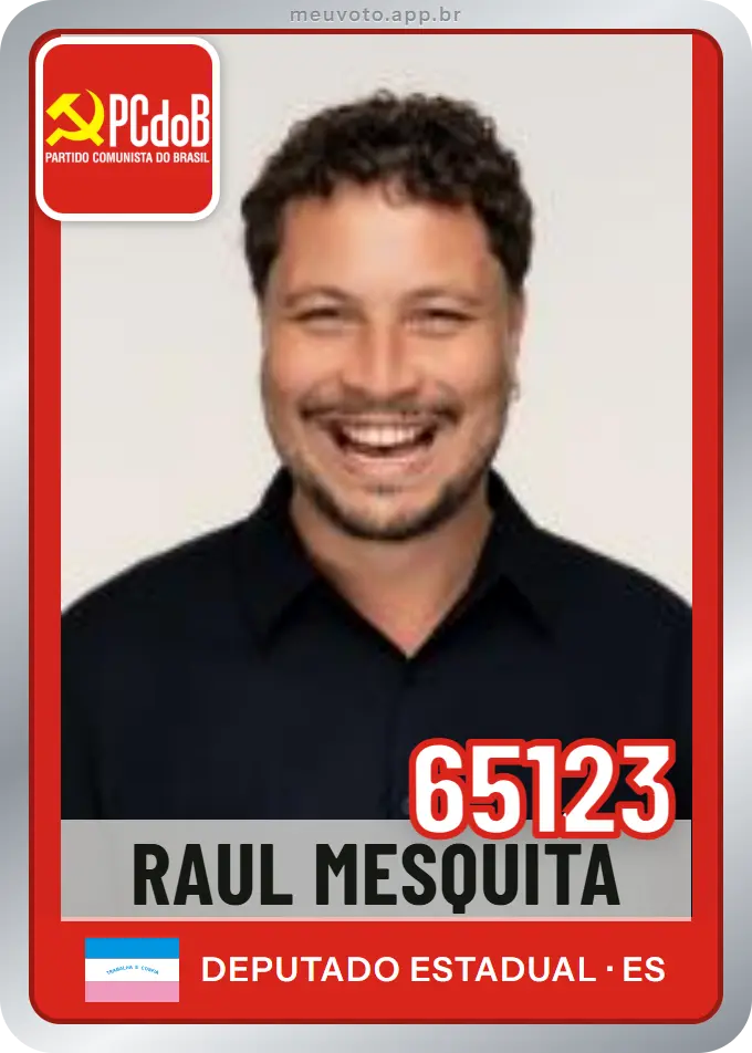 Carta de Raul Mesquita, número 65123, PCdoB