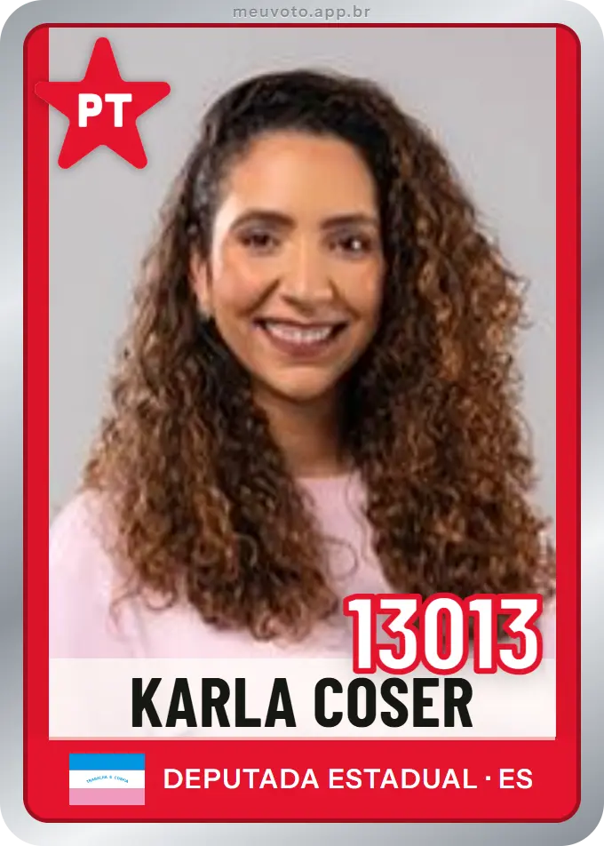 Carta de Karla Coser, número 13013, PT