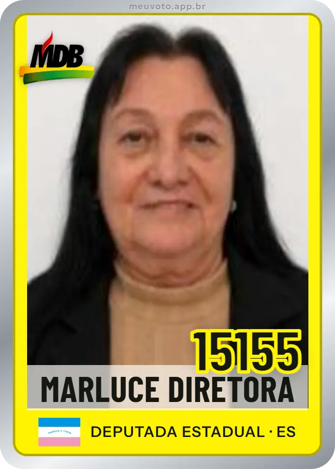 Carta de Marluce Diretora, número 15155, MDB