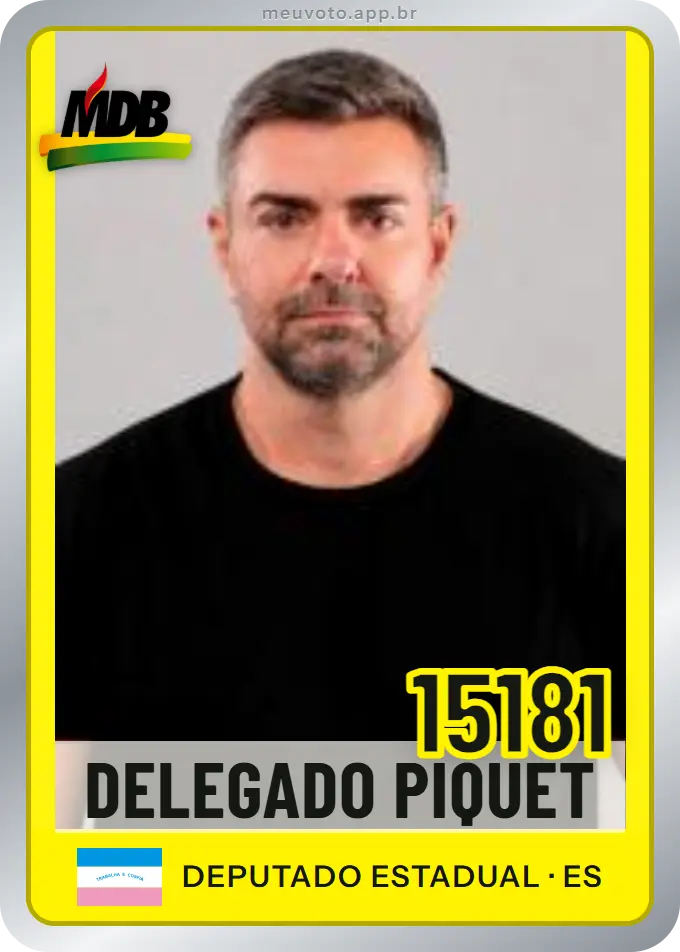 Carta de Delegado Piquet, número 15181, MDB