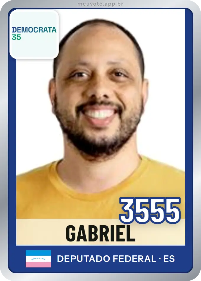 Carta de Gabriel, número 3555, Democrata