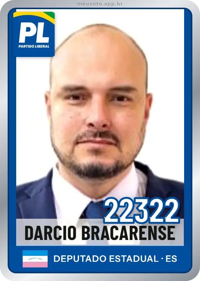 Carta de Darcio Bracarense, número 22322, PL