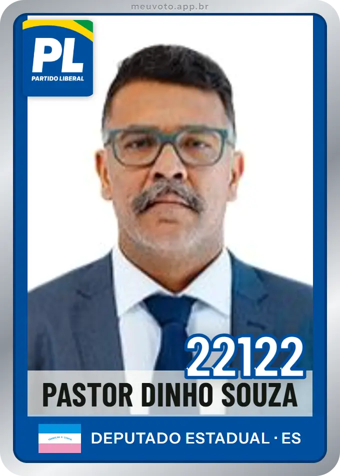 Carta de Pastor Dinho Souza, número 22122, PL