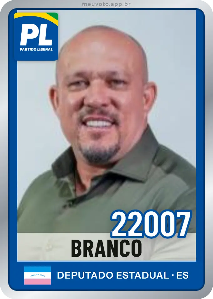 Carta de Branco, número 22007, PL
