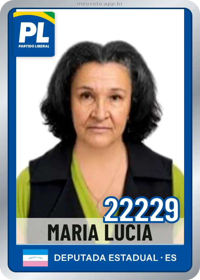 Carta de Maria Lucia, número 22229, PL