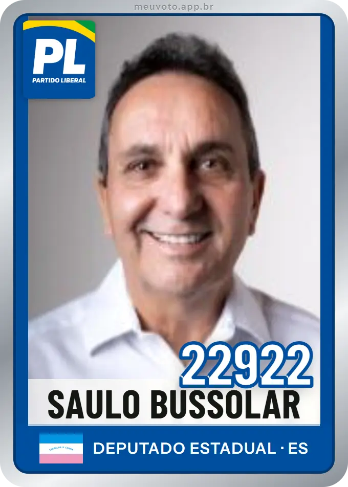 Carta de Saulo Bussolar, número 22922, PL
