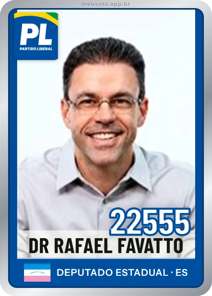 Carta de Dr Rafael Favatto, número 22555, PL