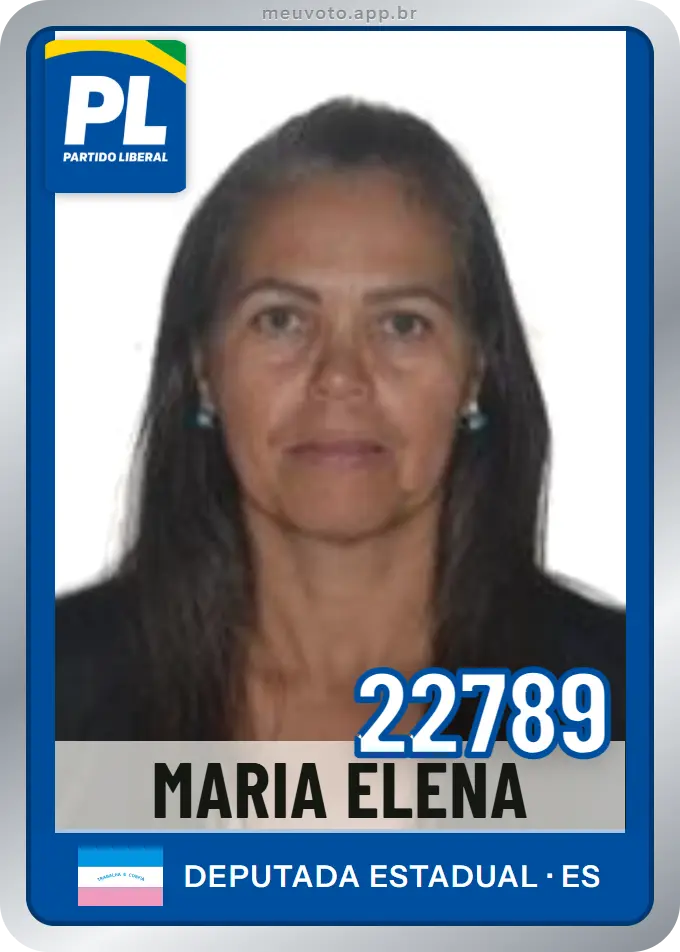 Carta de Maria Elena, número 22789, PL