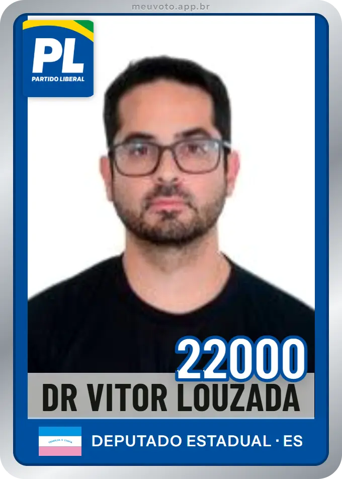 Carta de Dr Vitor Louzada, número 22000, PL