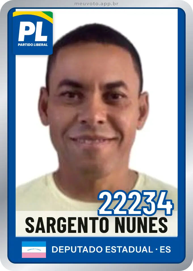Carta de Sargento Nunes, número 22234, PL