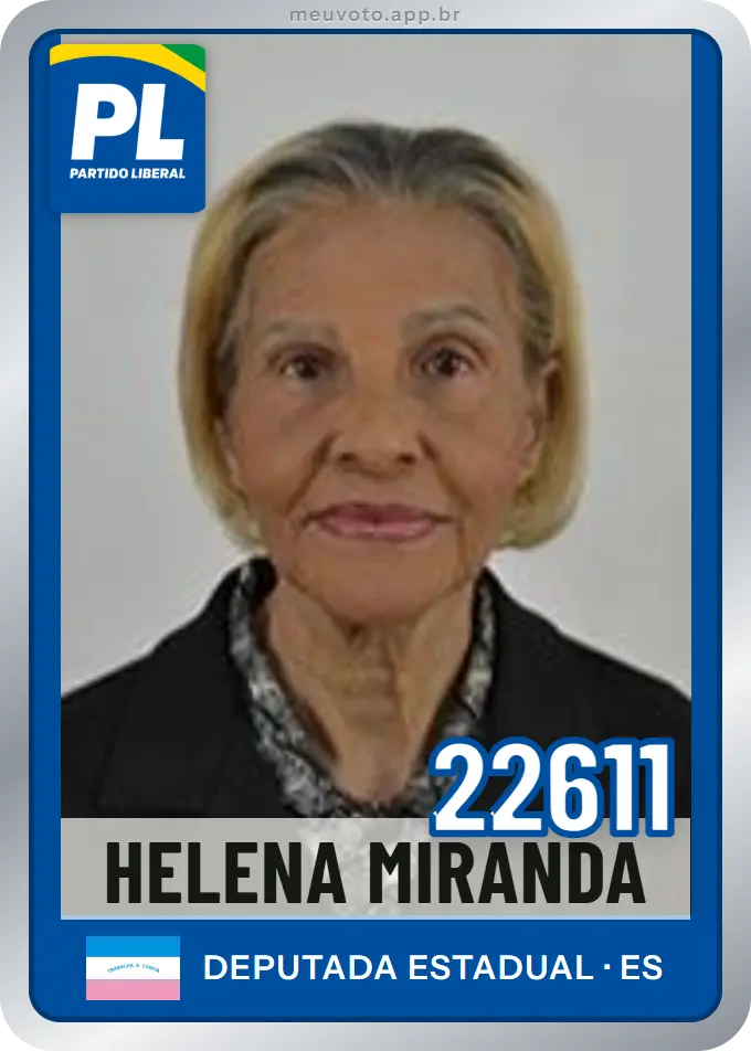 Carta de Helena Miranda, número 22611, PL